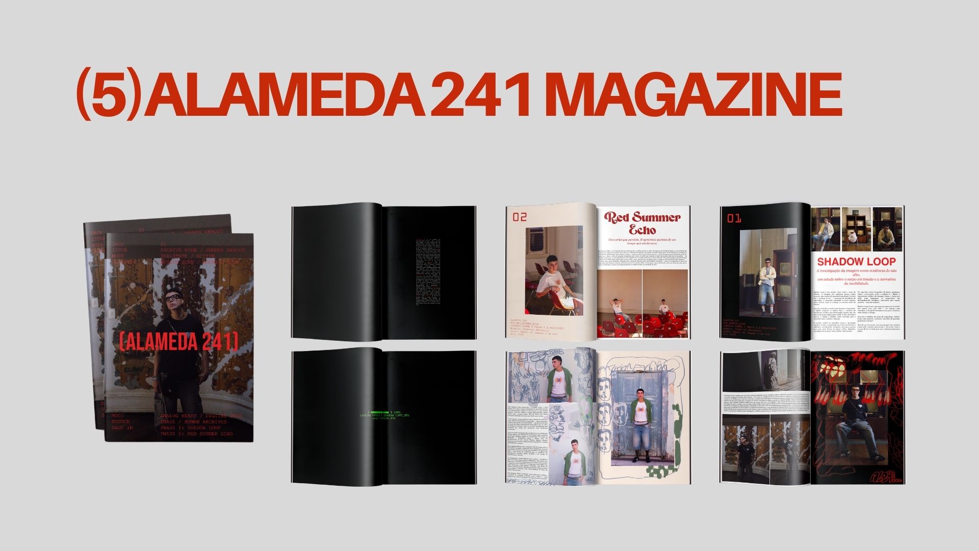 Projeto editorial Alameda 241 Magazine