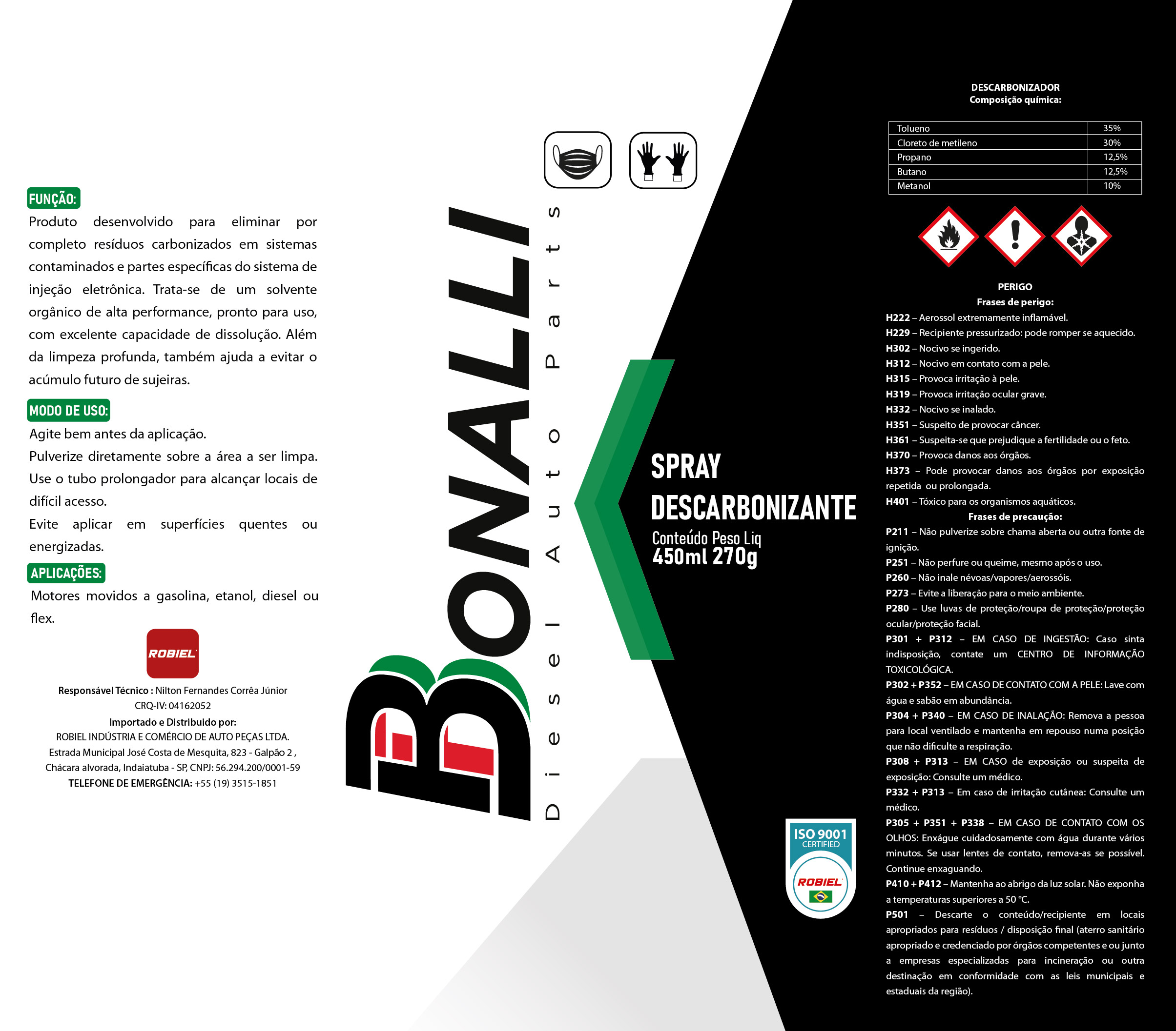 Spray Descarbonizante Bonalli